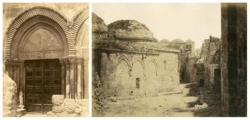 Jérusalem: Entrée du tombeau des Rois. Chemin de la Croix. Porte du St Sépulcre. by 
																	Henri-Cesar-Desire de Ferron de L'Echapt