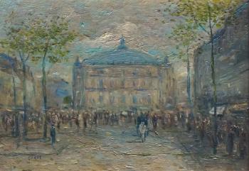 Paris, l'opéra Garnier by 
																	Claude Gardy