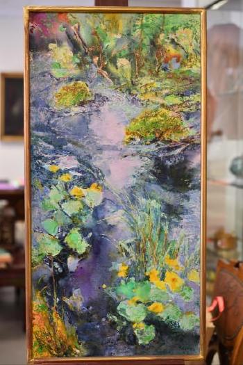 Ruisseau fleuri by 
																	Iris Michelle Raquin