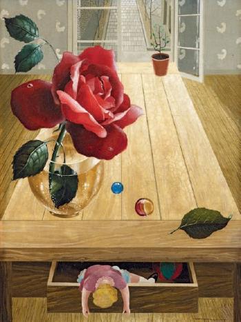 Rose dans un intérieur by 
																	Rotislaw Racoff