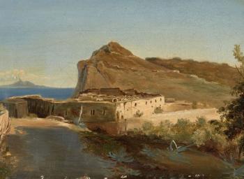 Vue du monastère San Giacomo à Capri by 
																			August-Wilhelm Esperstedt