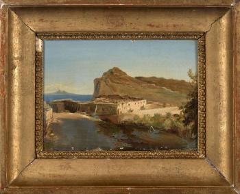 Vue du monastère San Giacomo à Capri by 
																			August-Wilhelm Esperstedt
