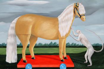 Palomino pony by 
																			Cheryl Laemmle