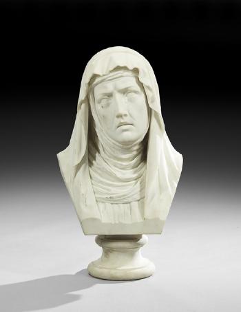 Buste of Madonna - Pieta by 
																			Antonio Giovanni Lanziroti