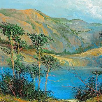 Blue Lakes by 
																			George Kanakis