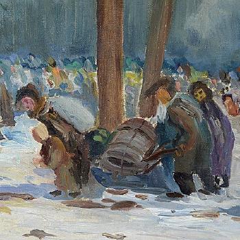 Fleeing from the Germans by 
																			Maurice Minkowski