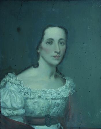 Portraits of Maria Louisa and A. H. Durocher by 
																			Phillip Tilyard