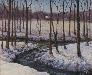 Winter landscape by 
																			Jim Lukens
