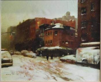 Tenth street and Hudson, (New York City) by 
																			 Ensuo Wang