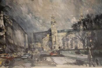 View of the civic hall, Leeds by 
																			Harold Wharfe
