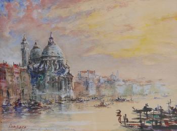 Grand Canal with Doge's Palace, Venice by 
																			Luciano Rampaso