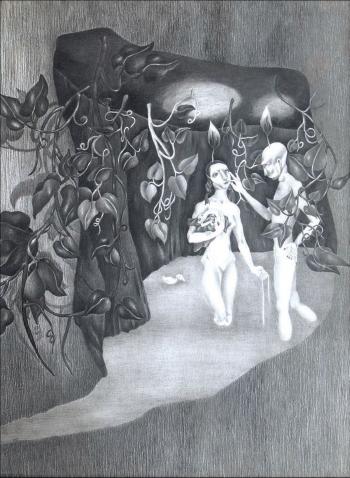 Adam dan hawa by 
																	Sekar Jatiningrum