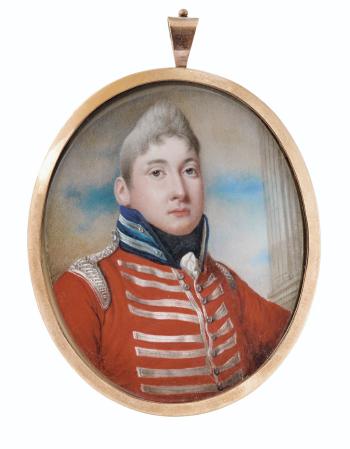 Portrait D'officier De L'armée Britannique by 
																	Alexander Gallaway