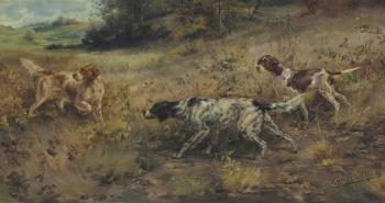 Hunting Dogs by 
																	Edmund Henry Osthaus