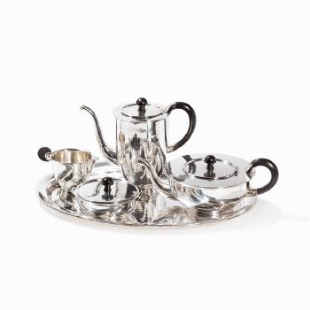 Art Deco Tea And Coffee Set by 
																			 Bruckmann & Söhne