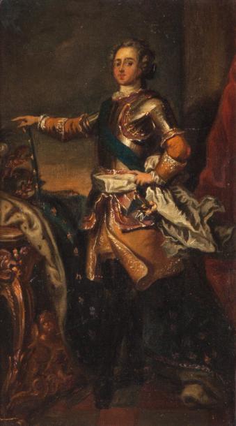 Portrait de Louis XV en pied by 
																	Claudius Jacquand