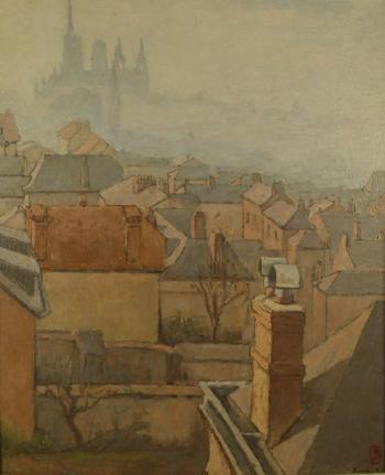 Vue de Rouen by 
																	Josef Schneider
