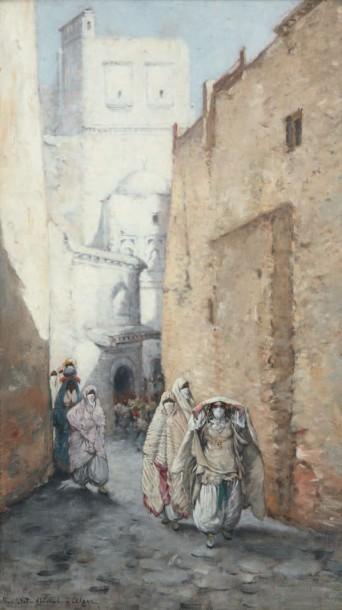 Femmes Rue Sidi Abdallah Alger by 
																	Joseph de la Neziere