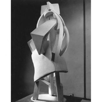 Sculpture de Day Schnabel by 
																	Hans Namuth