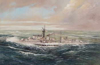 HMS Cavalier by 
																			John Trueman