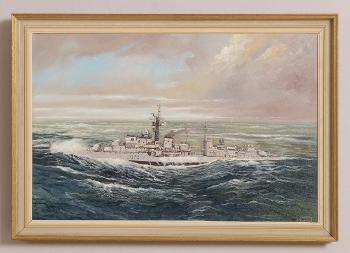 HMS Cavalier by 
																			John Trueman