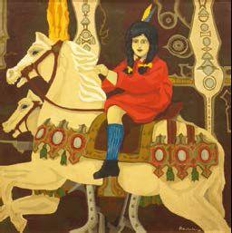 Giochi di bimbi n. 15 - l’indiana a cavallo by 
																	Gino Balzola