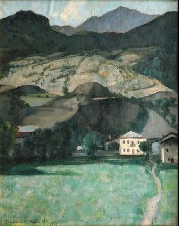 Paesaggio montano by 
																	Domenico Valinotti