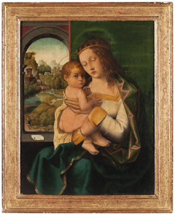 Madonna col Bambino by 
																	Bartolomeo Veneto
