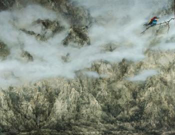 El ave en la rama by 
																	Alfonso Galvan