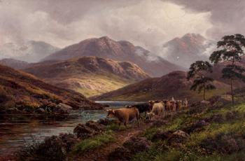 Loche Maree W. Higlands by 
																	Albert Dunington