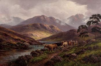 Loch Maree. W. Higlands by 
																	Albert Dunington