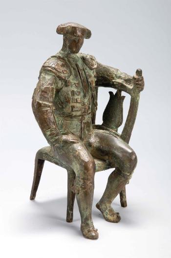 Torero sentado by 
																	Joaquin Garcia Donaire
