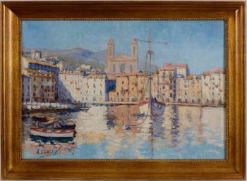 Le Port de Bastia by 
																			Arthur Gangand