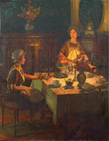 L'heure du thé by 
																	Prosper Louis Vagnier