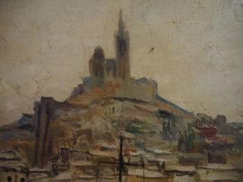 Marseille sous la neige by 
																			Charles Real