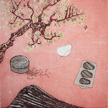 Un moule au printemps by 
																	Naoko Tsurudome