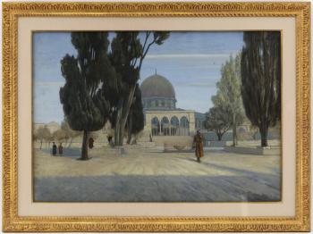 Le Dôme du Rocher, Jérusalem by 
																	Pietro d'Achiardi