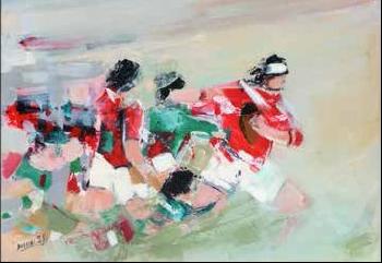 Partie de Rugby by 
																	Louis Durran