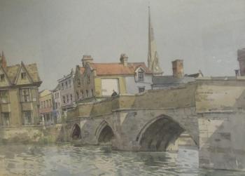 St Ives Bridge by 
																	Stanley Orchart