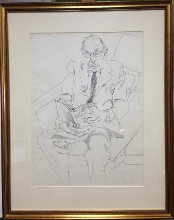 Portrait of Igor Stravinsky, the composer by 
																			Don Bacardy