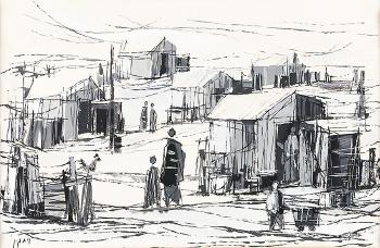 Maabara - Temporary settlements of immigrants by 
																	Shlomo Vitkin