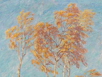 Waving Birch Trees by 
																			Erhard Langkau
