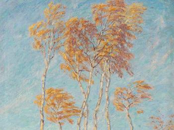 Waving Birch Trees by 
																			Erhard Langkau