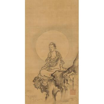 Shakyamuni in Meditation by 
																	Hanabusa Itcho