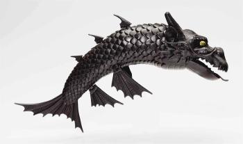Model of a dragon fish by 
																	Myochin Nubumasa