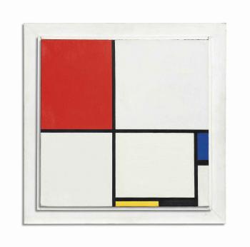 Composition No. III, with Red, Blue, Yellow, and Black, 1929 by 
																	Piet Mondrian
