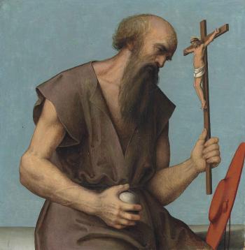 Saint Jerome by 
																	Andrea Sabatini