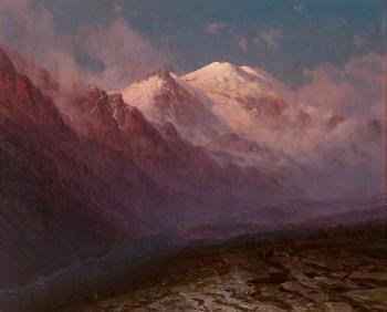 Mountainous Landscape by 
																	Ilia Nikolaevich Zankovskii