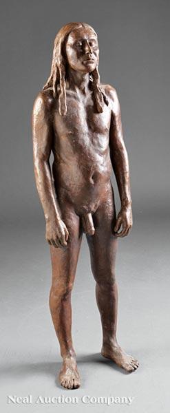 Male Nude with Eyes Closed by 
																	Charles Fritchie