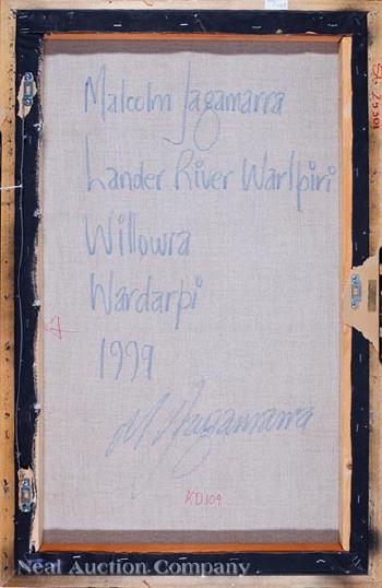 Lander River Warlpiri, Willowra, Wardapi by 
																			Malcolm Maloney Jagamarra